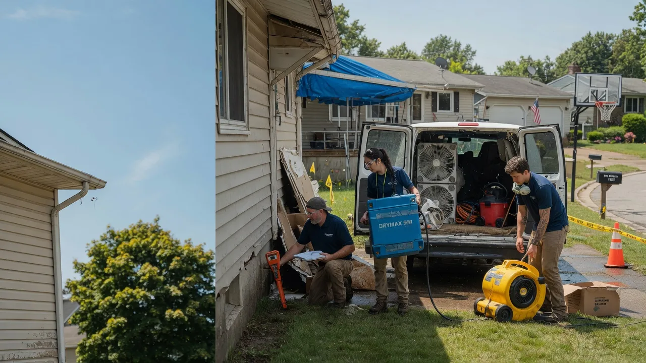 Ceiling Leak Cleanup in Imlay City, MI near me