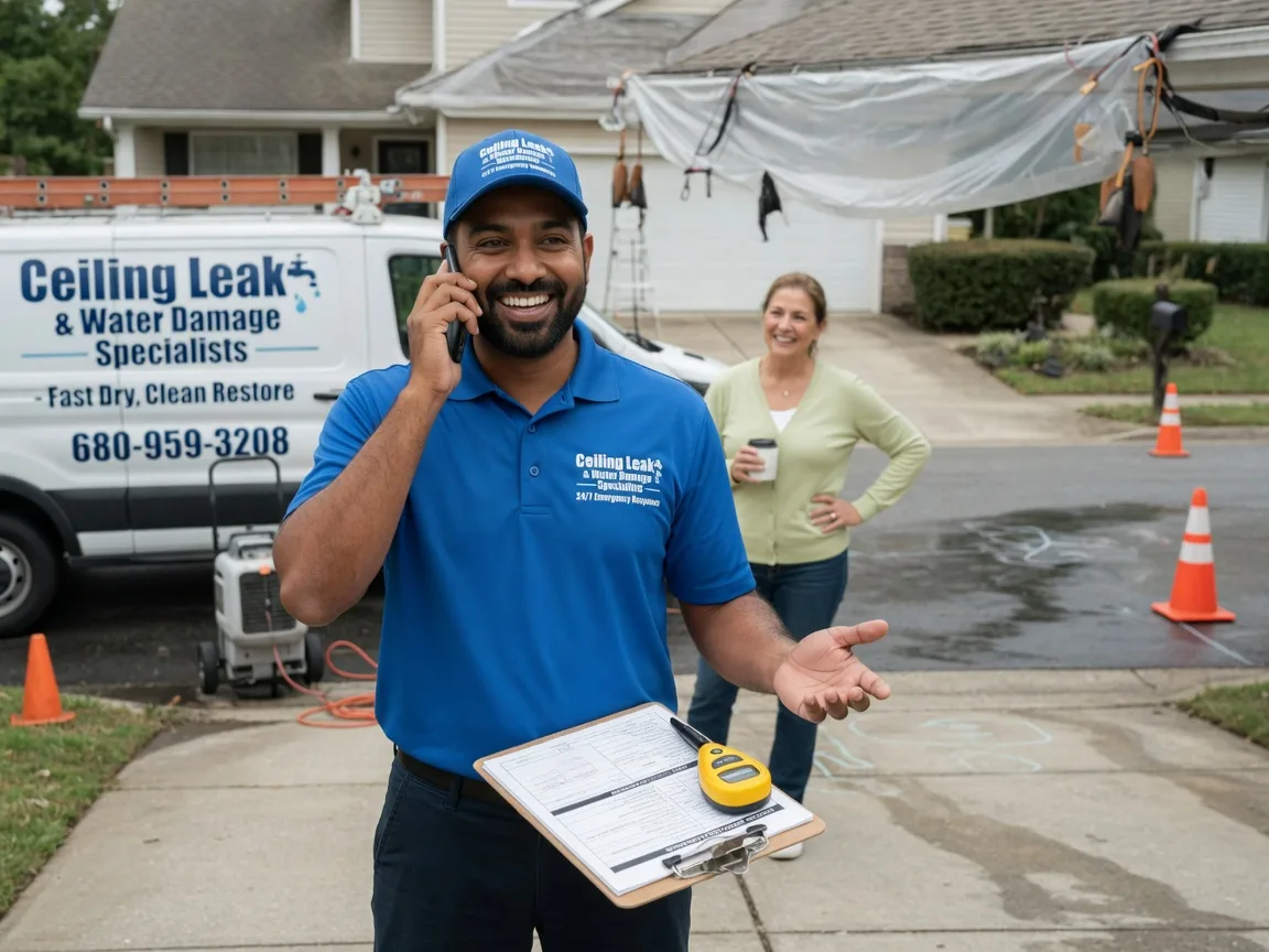 Ceiling Leak Cleanup Imlay City, MI FAQs